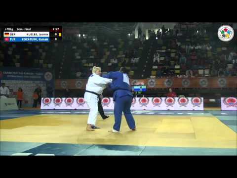 Jasmin KUELBS (GER) Vs Gulsah KOCATURK (TUR) - Judo Grand Prix Samsun 2014 [+78kg]