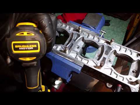 Drill Oil Hole in Crankcase Polaris XLT Snowmobile
