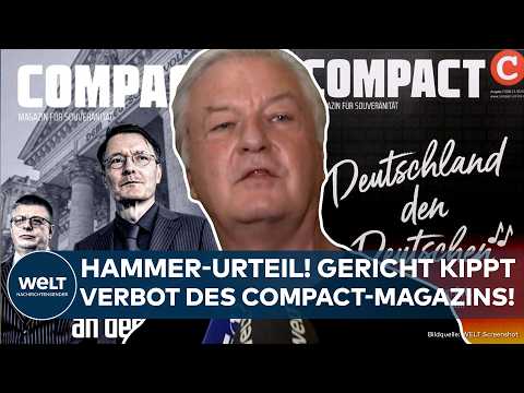 LEIPZIG: Hammer-Urteil! Bundesverwaltungsgericht kippt Verbot des rechtsradikalen Compact-Magazins!