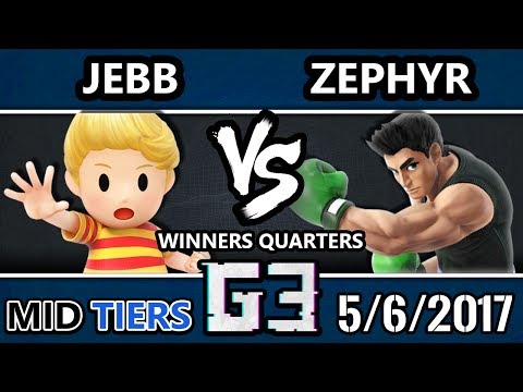 Glitch 3 Smash 4 - Zephyr (Little Mac) Vs. Jebb (Lucas) Wii U Mid Tier WQ