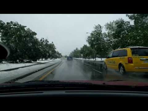 Fort Collins Colorado Mayvember snow - speed up