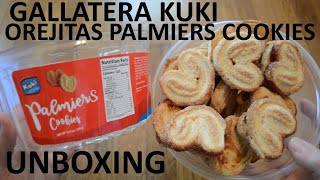 Unboxing Galletera Kuki Orejitas Palmiers Cookies