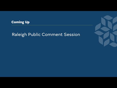 Raleigh City Council Public Comment Session - September 10, 2024