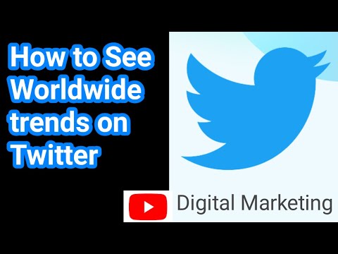How to see worldwide trends on Twitter 2021- #Youtubeshorts