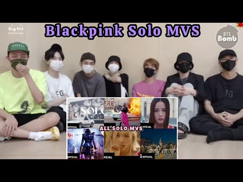 BTS Reaction To All Blackpink 'Solo' Mvs [Fanmade 💜]