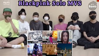 Download lagu BTS Reaction To All Blackpink 'Solo' Mvs [Fanmade 💜] mp3
