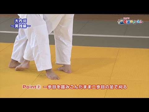 【大内刈～実践編～】柔道チャンネル／少年よ！技をみがけ！～柔道上達への道～