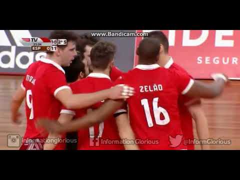 Voleibol, 2º jogo da meia-final do C. Nacional: SL Benfica 3-0 SC Espinho