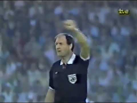 Copa de Europa 1986/1987: Real Madrid 1-0 Bayern Munich (22/04/1987). Narración en español.
