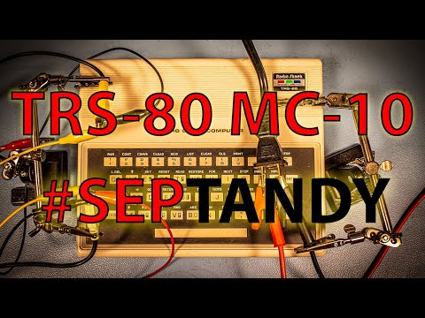 Tandy TRS-80 MC-10 Showcasing - #SEPTANDY