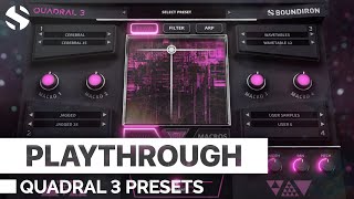 Video thumbnail for Quadral 3 Preset Playthrough by Soundiron