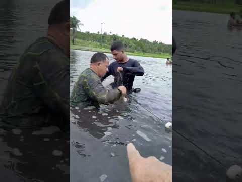 Grupo de pesca rede rasgada Agricolandia Piauí