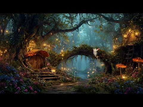 Lost in the Enchanted Village in Fairycore Forest ❖ Magical Forest Music and Tranquility Nature