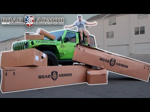 CHANGING THE ENTIRE LOOK OF MY JEEP!! *UNBOXING EVERY ROAD ARMOR PART FOR THE JL*