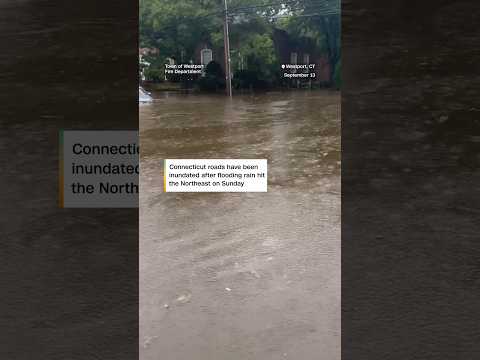 Flash flooding leaves motorists stranded in Connecticut