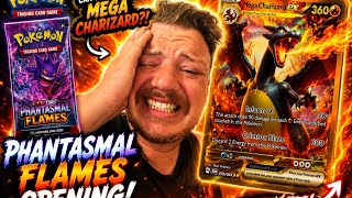 Phantasmal Flames half booster #phantasmalflames #megacharizard #pokemon #pokemontcg #rippingpacks