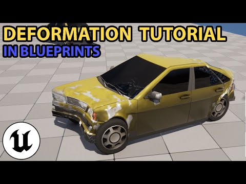 Dynamic (car) deformation with Blueprints - Unreal Engine 5 Tutorial