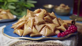 Mini sweet samosas ميني سمبوسك حلوة