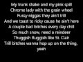 ASAP Rocky Thuggin' Noise Lyrics On Screen ...