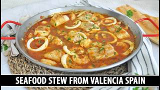 Spanish Seafood Stew from Valencia | Zarzuela de Pescado y Marisco