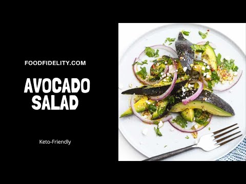 Keto Friendly Cuban Avocado Salad