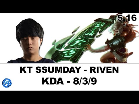 KT Ssumday - Riven vs Jarvan IV - Kr SoloQ