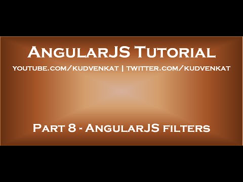 AngularJS filters