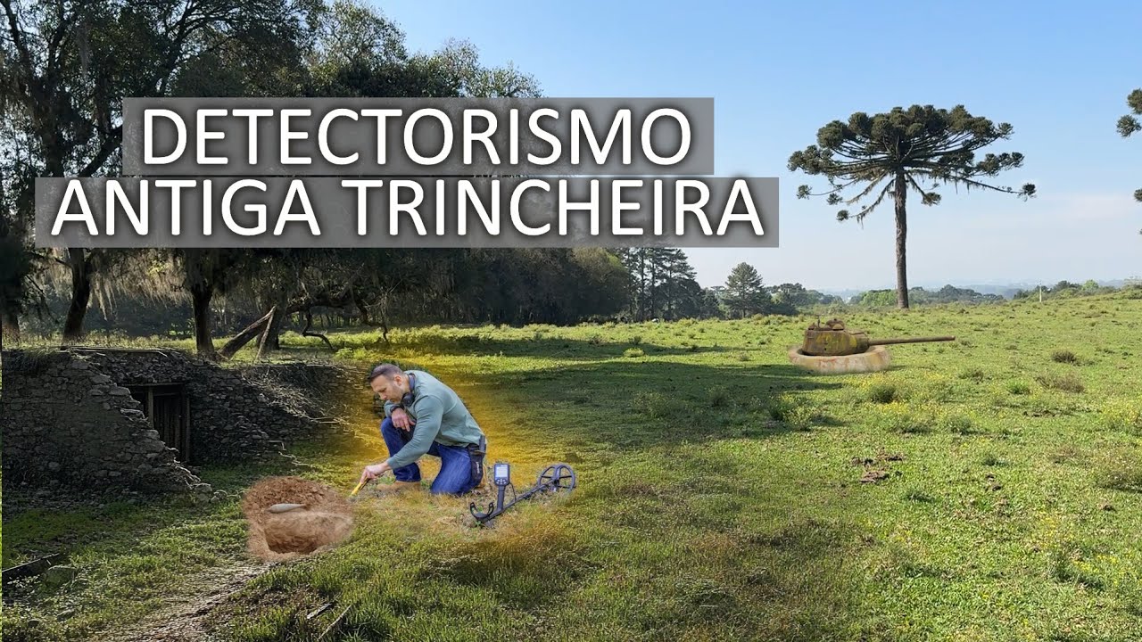 Testei meu SUPER DETECTOR DE METAIS em uma Antiga TRINCHEIRA de G.U.E.R.R.4 !!!