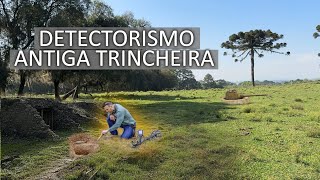 Testei meu SUPER DETECTOR DE METAIS em uma Antiga TRINCHEIRA de G.U.E.R.R.4 !!!