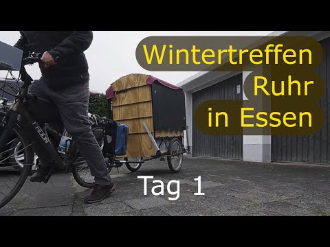 Die ersten Kilometer zum Wintertreffen Ruhr in Essen - Tag 1