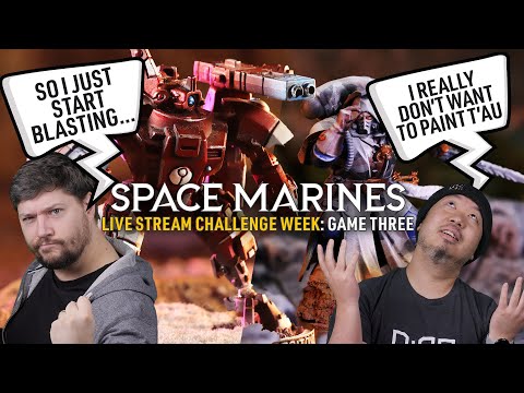 Vanguard Spearhead vs T'au. 2000pts 40k: Trying New Detachments all week in live stream challenges.