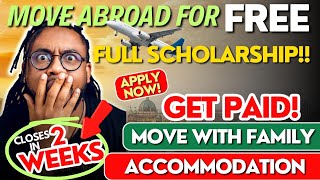 2 WEEKS LEFT! 💥 Move Abroad for FREE with These Scholarships | APPLY NOW!