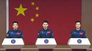 China's Shenzhou-18 crew confident ahead of space mission