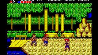 セガマークⅢ版ダブルドラゴン　ノーマルプレイ