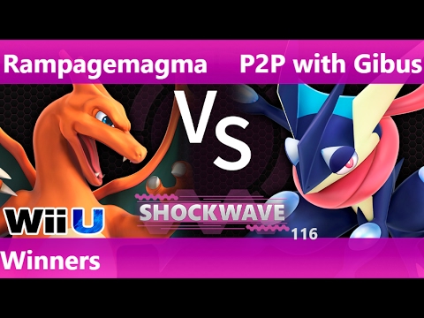 SW 116 - Rampagemagma (Charizard) vs P2P with Gibus (Greninja) Winners - Smash 4
