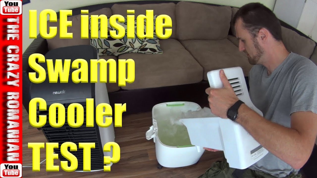 Can you chill a swamp cooler even more with ICE TEST, NewAir EC300W Evaporative cooler