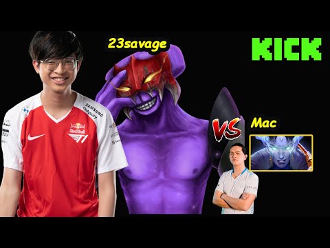 THE CHRONO KING! 23savage Faceless Void vs Mac QOP : Sea Ranked Dota 2