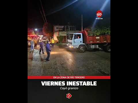 RIO TERCERO: IMPACTANTE TEMPORAL EN RÍO TERCERO.