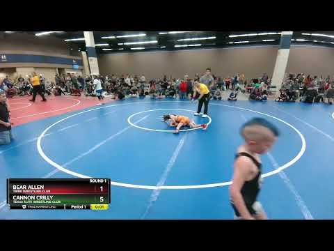 63-65 Lbs Round 1 - Bear Allen, Tribe Wrestling Club Vs Cannon Crilly, Texas Elite Wrestling Club