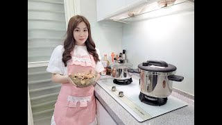 快鍋壓力鍋推薦BOSO One Touch壓力快鍋 超值六件組｜麻辣涼拌豬肚、燉排骨湯、滷豬腳、銀耳湯、紅豆湯的做法