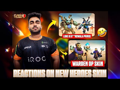I Can’t Believe These Skins! Clash of Clans Shaman Warden & Armored Prince Roast #coc 