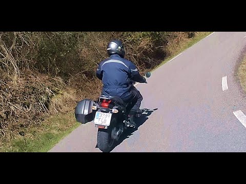 Volta motorista a les serrres de Milany, Sta.Magdalena i Puigsacalm. Collada de Bracons. 