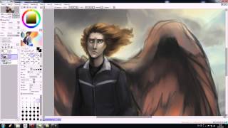 Mountain in the clouds