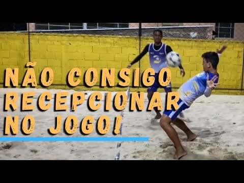 NÃO CONSIGO RECEPCIONAR NA HORA DO JOGO!   DICAS DE RECEPÇÃO NO FUTEVÔLEI!