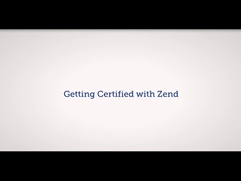 PHP Certification from Zend