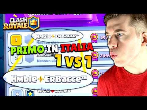 SFIDO @erbaccecr! Primo in ITALIA su Clash Royale!