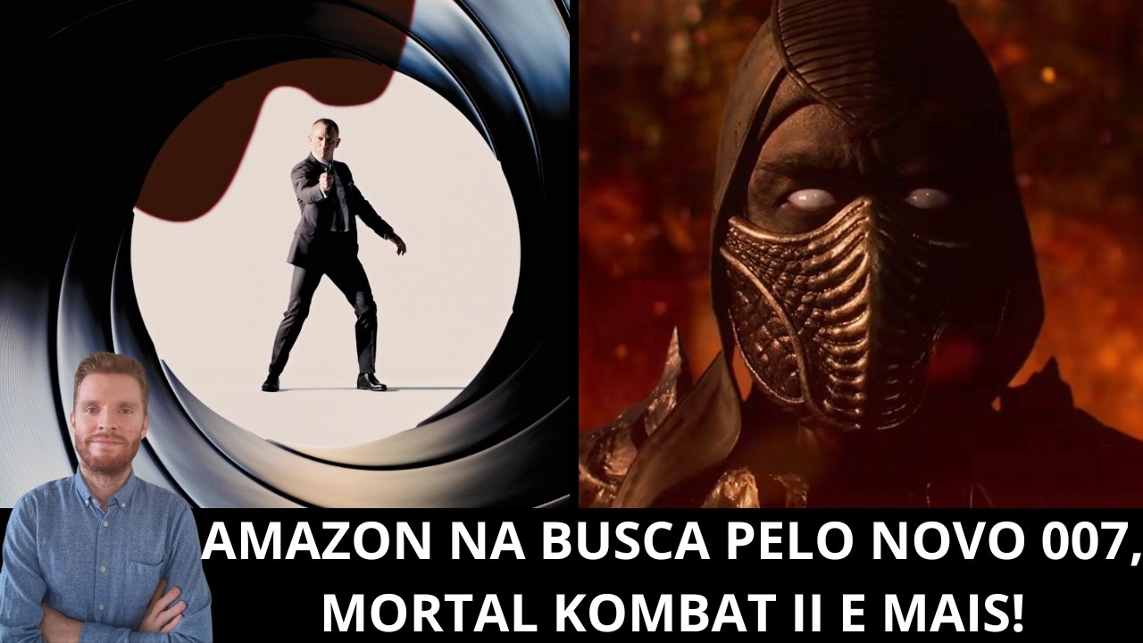 Ao vivo: a fase final da busca pelo novo 007, Mortal Kombat II, Metal Gear Solid, Cannes e mais!