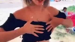 #貧乳#ギャル#ポロリ#乳丸見え こんなに可愛いギャルなら貧乳でもOK!!