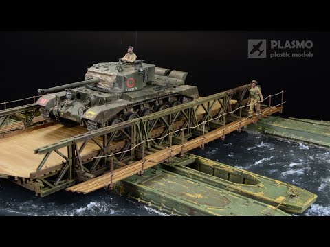 Bailey Bridge Pontoon Mk.1 - 1/72 - Diorama Model