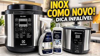 O segredo para um INOX brilhando e espelhado (Sem riscar)✨🤩